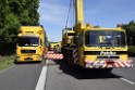 LKW in Boeschung A 3 Rich Frankfurt Hoehe Roesrath Lohmar P218